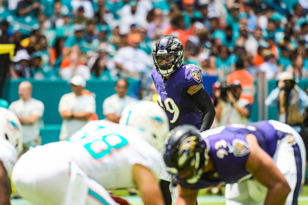 Baltimore Ravens free safety Earl Thomas (29) | Baltimore Ravens vs. Miami Dolphins | September 8, 2019 | Hard Rock Stadium