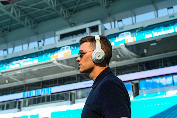 New England Patriots quarterback Tom Brady #12 walks onto the field after arriving to the stadium | New England Patriots vs. Miami Dolphins | September 15, 2019 | Hard Rock Stadium