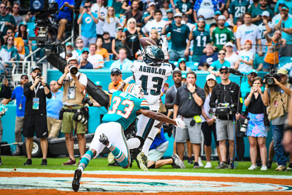 Philadelphia Eagles wide receiver Nelson Agholor