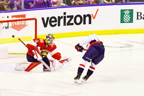 Washington Capitals right wing Daniel Sprong