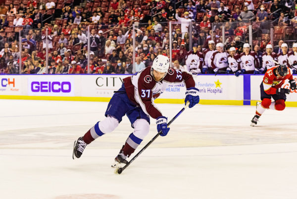 Colorado Avalanche left wing J.T. Compher