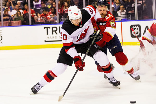 New Jersey Devils center Michael McLeod