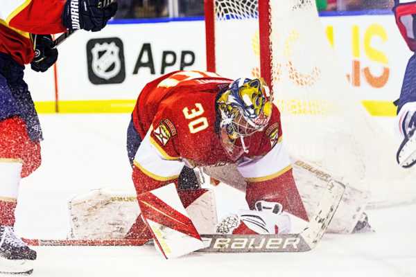 Florida Panthers goaltender Spencer Knight