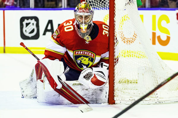 Florida Panthers goaltender Spencer Knight