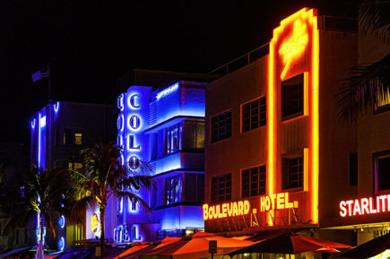Ocean Drive Art Deco Neon
