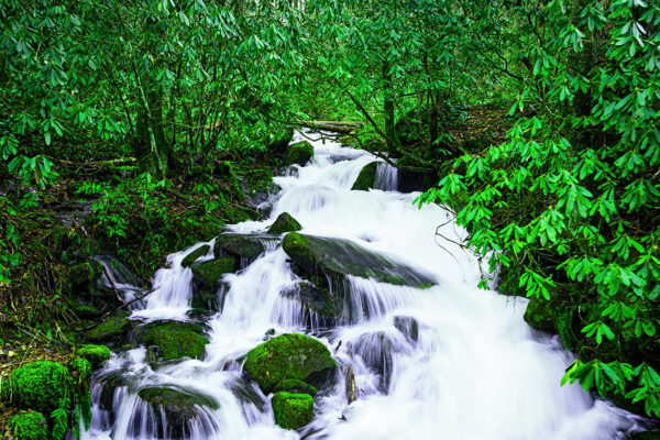 waterfalls in the smoky mountains