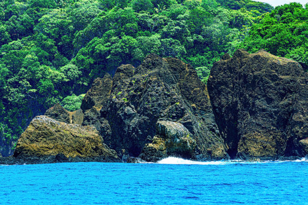 costa rica volcanic beach